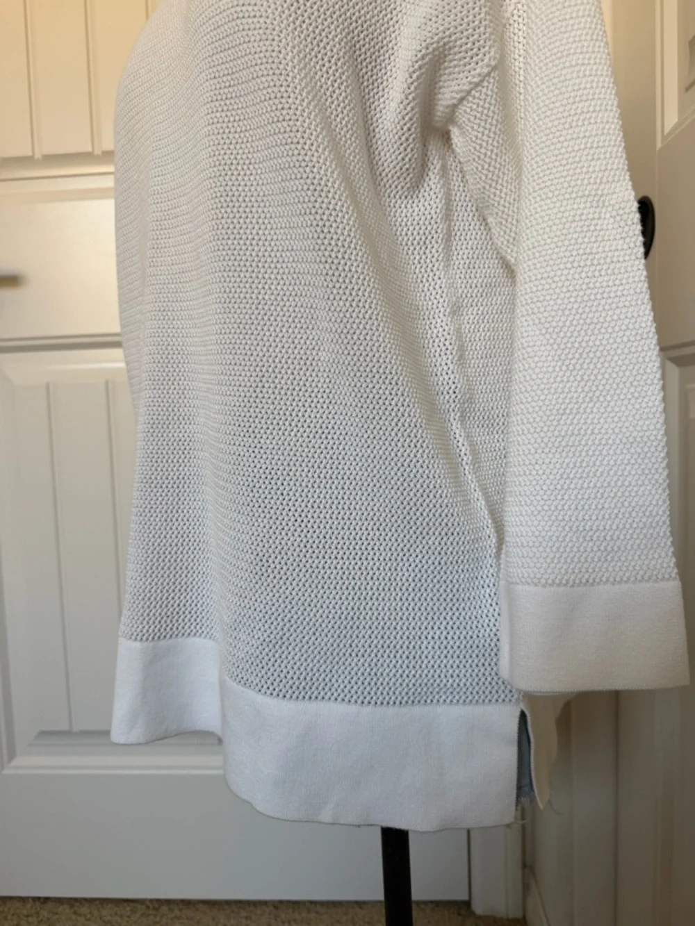 Pure Amici | 100% Cotton Knit Loose Crewneck Sweater
